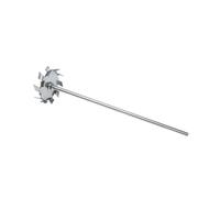 Pale plaque dispersion inox 304 accessoire machine labo 1 pièce | Tailles plaque 30-100mm, emballage une pièce, agitation stable pour expériences labo(80x8x300mm)