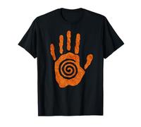 Paléo Soleil Spirale Empreinte Main Symbole Pétroglyphe Ancien T-Shirt