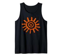 Paléo Sun Design Pétroglyphe Symbole du soleil ancien Débardeur