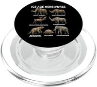 Paléontologie des mammifères préhistoriques herbivores de l'ère glaciaire PopSockets PopGrip pour MagSafe