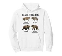 Paléontologie des prédateurs de l'ère glaciaire Animaux préhistoriques Sweat à Capuche