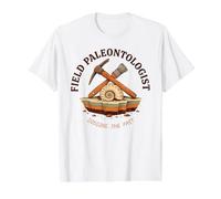 Paléontologue de Terrain creusant Le fossile passé T-Shirt Graphique avec Valeur