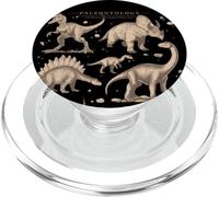 Paleontology Dinosaur Nerdy Science Teacher Vintage Graphic PopSockets PopGrip pour MagSafe