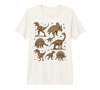 Paleontology Dinosaur Nerdy Science Teacher Vintage Graphic T-Shirt Haut de Gamme