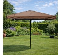 Palerme parasol marron carré 295 x 295 m