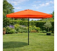 Palerme parasol terracotta carré 2,95 x 2,95 m