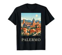 Palerme Sicile Architecture Italienne Voyage côtier Design T-Shirt
