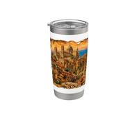 PALERME, Sicile, un souvenir de voyage, une idée cadeau, Gobelet isotherme en acier inoxydable double paroi