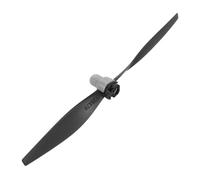 Pales D’hélice pour Avion Rc, Design à Deux Pales en Plastique Noir | Pièces de Rechange Diy, Compatibilité Avion Rc et Hélicoptère, pour Débutants et Joueurs Expérimentés
