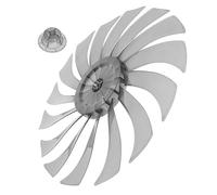 Pales de Rechange pour Ventilateur Électrique sur Pied, Pp Noir | Pièce Remplaçable pour Table et Sol, Robuste, Légère, Faible Bruit, Aspect Chic et Beau