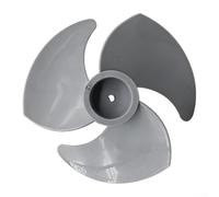 Pales de ventilateur, 180 mm PVC, accessoires de ventilateur de sol à turbine, meilleure circulation de l'air, ouverture en forme de D, remplacement du refroidissement domestique (gris)