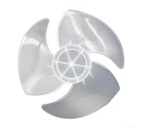 Pales de ventilateur de circulation d'air à trou en D | Pièces de rechange pour ventilateur de sol turbine | Accessoires en PVC à 3 pales pour une meilleure circulation de l'air | Composants de