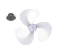 Pales de ventilateur de rechange de 40,6 cm, hélice à 3 pales avec écrou de fixation