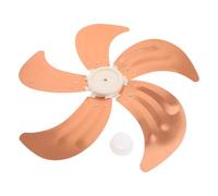 Pales de Ventilateur en Aluminium 17 Pouces à Cinq Pales pour Pied | Alliage D'aluminium, Bords Lisses sans Bavure, Équilibrage D'usine, pour Moteurs de Ventilateur et Réparation
