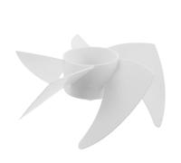 Pales de Ventilateur en Plastique Blanc 19x19x4,5cm, Usage | Structure Renforcée, Bords Consolidés, Angle Optimisé, Courbe Améliorée, pour Climatiseurs et Ventilateurs