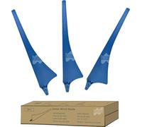 Pales d'éolienne, longueur 630 mm, fibre de nylon haute résistance, bleu, lame seule, 3 lames