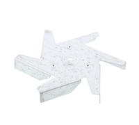 Pales pour ventilateur compatible avec AEG 3878453210 - Diamètre : 160 mm