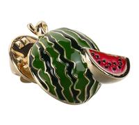 Palestine Brooch Watermelon Lapel Enamel Women Metal Clothes Badge Fruit Shawl Pin Suit Collar Corsage Cardigan Buckle Scarf Clasp Breastpins Clothing Jewelry