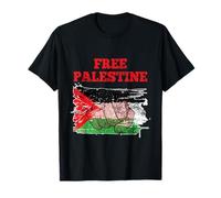 Palestine Drapeau Libre Patriotique Palestinien T-Shirt
