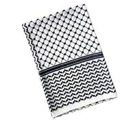 Palestine Foulard Arabe | Foulard châle Palestine pour femmes | Foulard palestinien en mousseline soie | Long hijab arabe enveloppe des foulards palestiniens (70 x 180 cm)