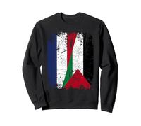 Palestine France Drapeau DE L'AMITIÉ Sweatshirt