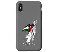 Palestine Free Palestine en Arabe Free Gaza Palestine Flag Coque pour iPhone X/XS
