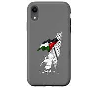 Palestine Free Palestine en Arabe Free Gaza Palestine Flag Coque pour iPhone XR