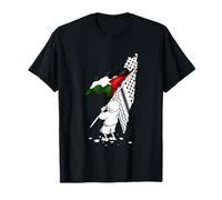 Palestine Free Palestine en Arabe Free Gaza Palestine Flag T-Shirt