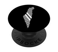 Palestine Free Palestine Free Gaza Palestine Flag Arabic PopSockets PopGrip - Support et Grip pour Smartphone/Tablette avec un Top Interchangeable