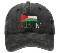 Palestine Hat à Palestina ajusté Palestinien Palestine Drapeau des Chapeaux Simples brodés Baspigant Baseball Catch avec Soutien pour Hommes et Femmes Noirs, Baseball Cap