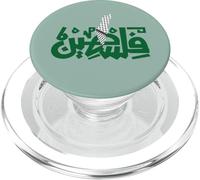 Palestine Keffiyeh Carte Gaza Calligraphie Arabe palestinienne PopSockets PopGrip pour MagSafe