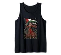 Palestine Motherland Porte-Drapeau de la liberté - Art palestinien Débardeur