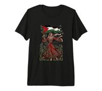 Palestine Motherland Porte-Drapeau de la liberté - Art palestinien T-Shirt Haut de Gamme