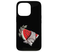 Palestine Pastèque Keffiyeh Solidarité Palestinienne Coque pour iPhone 13 Pro