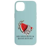 Palestine Pastèque Keffiyeh Solidarité Palestinienne Vintage Coque pour iPhone 14 Plus
