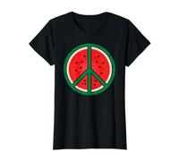 Palestine Shirt Pastèque Signe Paix Drapeau Palestine T-Shirt Graphique avec Valeur