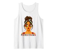 Palestinian Girl Palestine Flag Palestinian Girlfriend Wife Débardeur