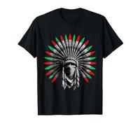 Palestinian Keffiyeh and American Indians Feathers Unity T-Shirt