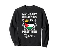 Palestinian Queen Palestinian Wife Girlfriend Palestine Flag Sweatshirt