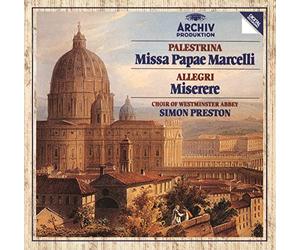 Palestrina: Missa Papae Marcelli/Allegri: Miserere-SHM-CD [Import]