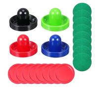 Palet Air à Hockey Plastique en pour Table de Jeu | Accessoires de Remplacement pour Table de Hockey à Air, Glisse Rapide, Prise Confortable, Ensemble Robuste