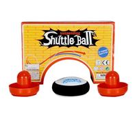 Palet Air hòckey Flottant - 2 Mini Hockey Électriques Rouges | Poussoirs Air hòckeys | Jouet De Table Durable en ABS, Sports Intérieurs Et Fitness, Amusement pour Ēnfants Et Adultes