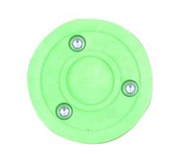 Palet de hockey sur glace équipement professionnel pour entraînement de hockey à roulettes, balle de patinage lisse pour athlètes d'intérieur et d'extérieur (1 palet), vert clair