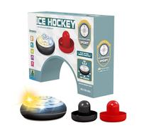 Palet et raquette de hockey - Jeu de société interactif avec 2 curseurs - Ensemble de palets flottants de hockey pour , adolescents et adultes, comme jeu de sport pour la maison, l'école, les