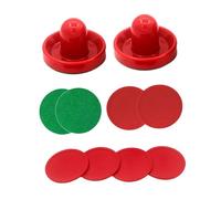 Palets de Air Hockey Jeu familial Mini jeu de table de Air Hockey pour tables de jeu à domicile, palets et poussoirs