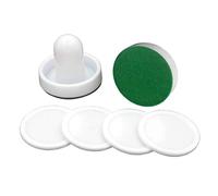 Palets de Hockey sur air Ensemble de Remplacement pour Hockey sur air Poussoirs Glace Palets Palettes Table Jeu Familial Poussoirs Glace Blancs Palettes