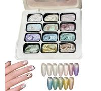 Palette À Ongles Gel À Tapoter Accessoires De Manucure Design 12 Couleurs