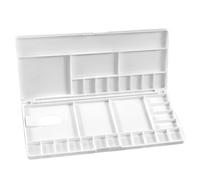 Palette Aquarelle avec Couvercle Grande Capacité avec Zone de Mélange Plateau 24 Puits