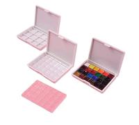 Palette Aquarelle Boîte d'aquarelle Vide 12/24 Cases, Mini Palette Portable 0,5/1 ML, boîte de Voyage for Croquis et Peinture(1ml 12 grids)