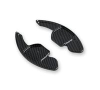 Palette au Volant Compatible Avec A3 A4 A4L A5 A6 A7 A8 Q3 Q5 Q7 Pour TT S3 R8 MK2 S5 Palette De Changement De Volant De Voiture Manettes De Vitesse Voiture Volant(Carbon black)